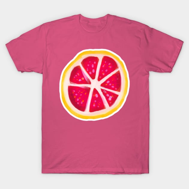 Grapefruit Slice T-Shirt by saradaboru